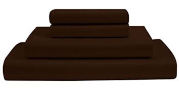 Sahil Bedding 100% Egyptian Cotton Sheets Twin XL Size Size 1000 Thread Count, 4 Piece Sheet Set, Solid Sateen Weave, 5″ Deep Pocket Long Staple Cotton Bedsheet Set Chocolate | The Storepaperoomates Retail Market - Fast Affordable Shopping