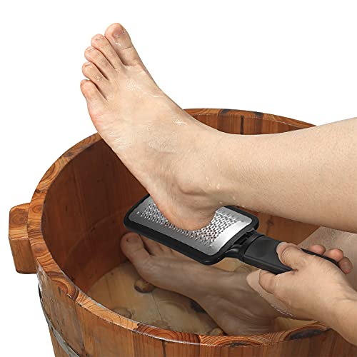 Colossal Pedicure Rasp Foot File, Professional Foot Care Pedicure Stainless Steel File to Removes Hard Skin, Can Be Used On Both Dry and Wet Feet | The Storepaperoomates Retail Market - Fast Affordable Shopping