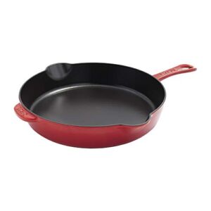 Staub Cast Iron 11-inch Traditional Skillet – Cherry, Made in France