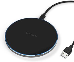 Fast Wireless Charger, Qi-Certified 30W Max Wireless Charging Pad Compatible with Apple iPhone 12/13/14/13 Pro Max/13 Mini/11/XR/X/8 Plus, Samsung Galaxy S21/S20 Ultra/S10/S9/Note 10 etc