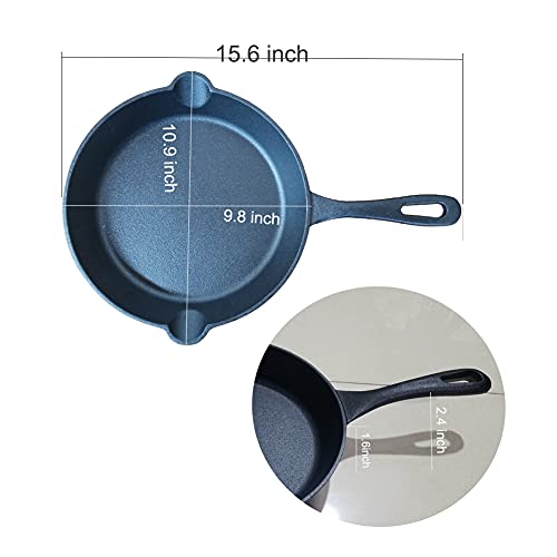 HAWOK Cast Iron Skillet Round Fry Pan ,10 inch Black…… | The Storepaperoomates Retail Market - Fast Affordable Shopping