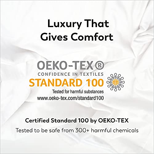 Luxury Cotton Rich 1200 Thread Count Moisture-Wicking Sateen Sheets – 4-Piece Wrinkle-Resistant Sheets for Full Size Bed (1 Flat Sheet, 1 Fitted Sheet, 2 Pillowcases) (Full, White) by Color Sense | The Storepaperoomates Retail Market - Fast Affordable Shopping