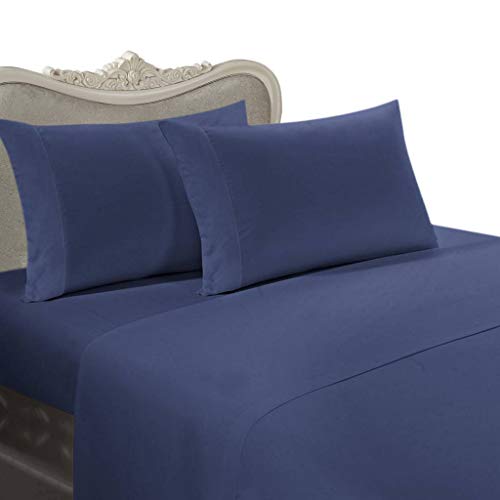 1000 TC Queen Navy Egyptian Cotton Sheet Set 1000TC | The Storepaperoomates Retail Market - Fast Affordable Shopping