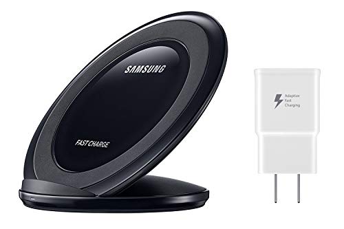 Samsung Qi Certified Fast Charge Wireless Charging Pad + Stand – Supports wireless charging on Qi compatible smartphones – Black | The Storepaperoomates Retail Market - Fast Affordable Shopping
