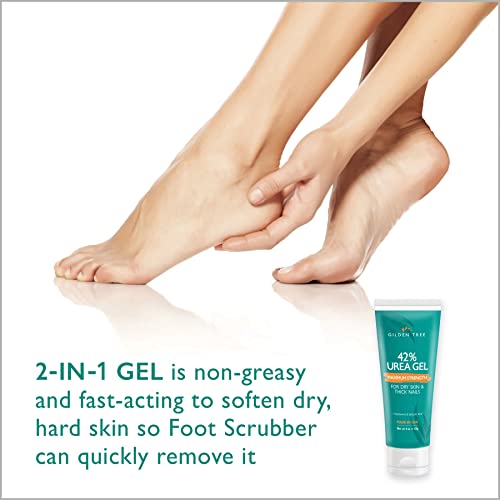 Callus Remover Gel + Foot Scrubber Kit – Pedicure Tools for Dry Cracked Heels | The Storepaperoomates Retail Market - Fast Affordable Shopping