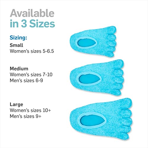 NatraCure 5-Toe Gel Moisturizing Socks (Helps Dry Feet, Cracked Heels, Calluses, Cuticles, Rough Skin, Dead Skin, Use with your Favorite Lotions, and Creams or Spa Pedicure) – 110-M CAT – Size: Medium | The Storepaperoomates Retail Market - Fast Affordable Shopping