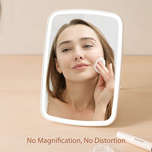 Makeup Mirror Touch Screen Vanity Mirror with LED Brightness Adjustable Portable USB Rechargeable | The Storepaperoomates Retail Market - Fast Affordable Shopping