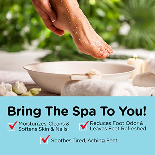 Fungi-Nail Foot & Nail Soak with Tea Tree Oil – Moisturize, Reduce Foot Odor, & Soothe Aching Feet – A Therapeutic Blend of Rich Mineral Epsom Salt, Pure Sea Salt, and 7 Essential Oils – 1 Pound | The Storepaperoomates Retail Market - Fast Affordable Shopping
