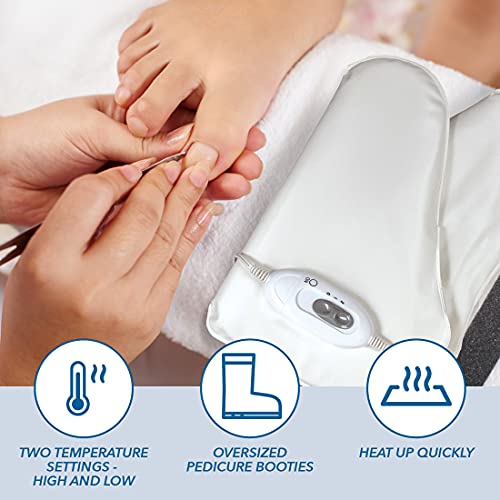 ForPro Premium Heated Mitts, Electric Thermal Moisturizing Foot Warmers for Spa Treatments, Dual Temperature Settings, 1-Pair | The Storepaperoomates Retail Market - Fast Affordable Shopping