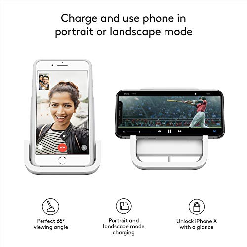 Powered Wireless Charging Stand for iPhone 8, 8 Plus, X, XS, XS Max and XR | The Storepaperoomates Retail Market - Fast Affordable Shopping