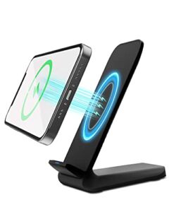 Fast Wireless Charger COVIXXIO 10W Wireless Charging Stand Qi-Certified Compatible with iPhone 14 13 12 11 Pro XR XS 8 Plus Galaxy S20 S10 Note 20 10 Google LG and Other Qi-Enable Phones