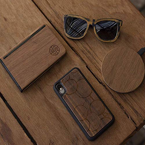 Wireless Charger Rubberized Wood Charging Pad- Qi Certified, 15W Fast Charging Station by Reveal Shop- Compatible w/iPhone 13/12/11/11Pro/XS Max/XR/XS/X/8/8Plus, Galaxy S6 to S10, S20 Cable Included | The Storepaperoomates Retail Market - Fast Affordable Shopping