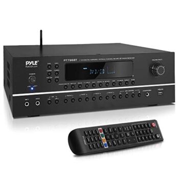 Pyle 7.1-Channel Hi-Fi Bluetooth Stereo Amplifier – 2000 Watt AV Home Theater Speaker Subwoofer Surround Sound Receiver w/ Radio, USB, RCA, HDMI, MIC IN, Supports 4K UHD TV, 3D, Blu-Ray – PT796BT | The Storepaperoomates Retail Market - Fast Affordable Shopping