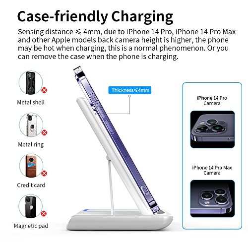 Wireless Charger,ANYLINCON 3 in 1 Wireless Charger Station for Apple iPhone/iWatch/Airpods,iPhone 14,13,12,11 (Pro, Pro Max)/XS/XR/XS/X/8(Plus),iWatch 7/6/SE/5/4/3/2,AirPods 3/2/pro | The Storepaperoomates Retail Market - Fast Affordable Shopping