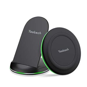 Yootech Wireless Charging Pad Stand Bundle [2 Pack] for Home Office