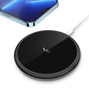 Wireless Charger,Vebach 10W Aviation Aluminum Wireless Charging Pad Compatible with iPhone 14/14 pro/14 plus/14 pro max/13/13 Pro/13 Mini/13 Pro Max/12/11/X,Samsung Galaxy S21/S20/Note 10/S10 etc
