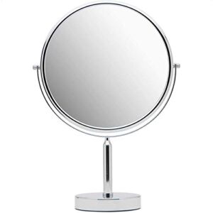 XXLarge Oversized 3X Magnifying Mirror with Stand for Desk, Table, Retail Store Countertop and Makeup Vanity, Double Sided 3X/1X Magnification, 17″ Tall and 11″ Wide