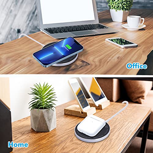 Wireless Charger, Charging Pad 15 W Max Compatible with iPhone 12/11/SE 2020/X/XS/XR/SE/8, Samsung Galaxy S21/S20/Note10 | The Storepaperoomates Retail Market - Fast Affordable Shopping