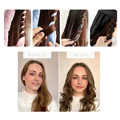Heatless Hair Curler Upgrade Octopus Curls Heatless Headband with Removable Adjustable Strips Stain Soft Rod Curling Hair Band for Long Hair Can Sleep in Over Night (Blue) | The Storepaperoomates Retail Market - Fast Affordable Shopping