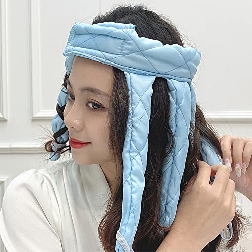 Heatless Hair Curler Upgrade Octopus Curls Heatless Headband with Removable Adjustable Strips Stain Soft Rod Curling Hair Band for Long Hair Can Sleep in Over Night (Blue) | The Storepaperoomates Retail Market - Fast Affordable Shopping