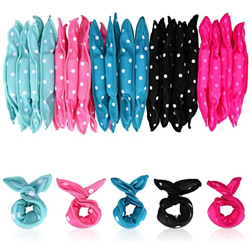 Head Flower Pear Hair Polka Curling Curling Dot Fabric Ladies Iron 10PC Headband Headbands for Women Basketball | The Storepaperoomates Retail Market - Fast Affordable Shopping