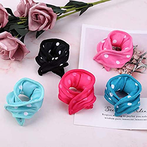 Head Flower Pear Hair Polka Curling Curling Dot Fabric Ladies Iron 10PC Headband Headbands for Women Basketball | The Storepaperoomates Retail Market - Fast Affordable Shopping
