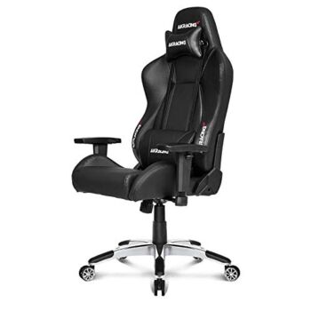 AKRacing Masters Series Premium Gaming Chair with High Backrest, Recliner, Swivel, Tilt, Rocker and Seat Height Adjustment Mechanisms with 5/10 warranty | The Storepaperoomates Retail Market - Fast Affordable Shopping