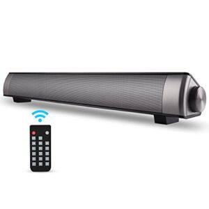 Sound Bar TV Soundbar Wired and Wireless Bluetooth Home Theater TV Speaker, Surround Sound Bar for TV, PC, Cellphone