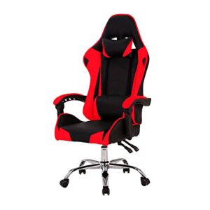 Turismo Racing TurismoDX Red Gaming Chair, PC Computer Chair with High Back, Adjustable Headrest