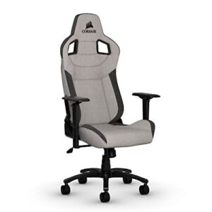 CORSAIR T3 Rush Gaming Chair Comfort Design, Gray/Charcoal