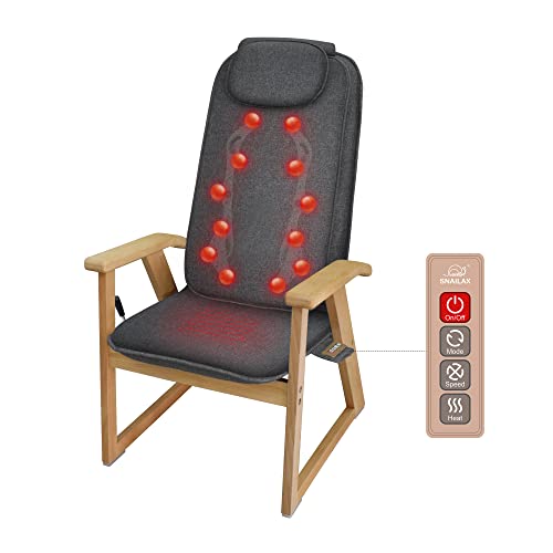 Snailax Massage Chair,Shiatsu Full Back Massager with Heat,Portable Full Body Massage Recliner, Adjustable Chair Massager, Massage Seat,Gifts for Men,Women | The Storepaperoomates Retail Market - Fast Affordable Shopping