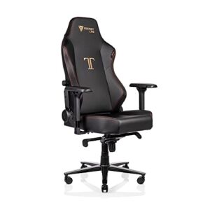Secretlab Titan 2020 Stealth Gaming Chair – Reclining, Ergonomic – Comfortable Computer Chair with 4D Armrests – Headrest & Lumbar Support – Black – Hybrid Leather