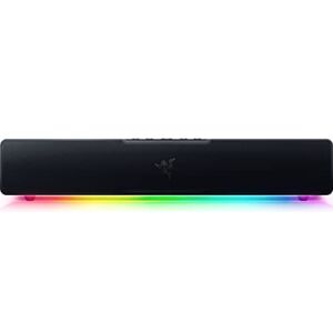 Razer Leviathan V2 X: PC Soundbar with Full-Range Drivers – Compact Design – Chroma RGB – USB Type C Power and Audio Delivery – Bluetooth 5.0 – for PC,-Laptop, Smartphones, Tablets & Nintendo Switch