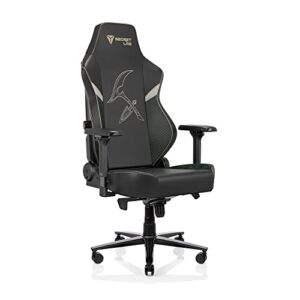 Secretlab Titan 2020 Akali Gaming Chair – Reclining – Ergonomic – Comfortable Computer Chair with 4D Armrests – Headrest & Lumbar Support – Black – Hybrid Leather