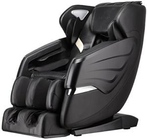 BOSSCARE Massage Chairs SL Track Full Body Massage Recliner with Foot Roller,Airbag Massage,Zero Gravity, Bluetooth Speaker (Black)