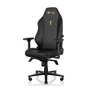 Secretlab TITAN Evo 2022 Stealth Gaming Chair – Reclining, Ergonomic & Heavy Duty Computer Chair with 4D Armrest, Magnetic Head Pillow & Lumbar Support – Big and Tall Up To 395lbs – Black – PU Leather