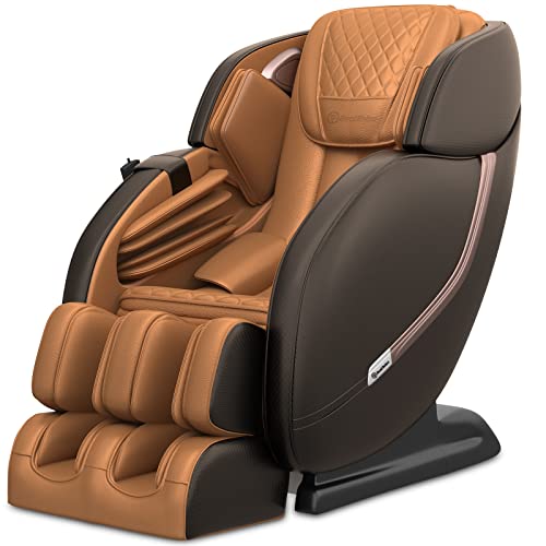 Real Relax Massage Chair, Full Body Zero Gravity Shiatsu Robots Hands SL-Track Massage Recliner with Body Scan Heat, PS3000 Brown | The Storepaperoomates Retail Market - Fast Affordable Shopping