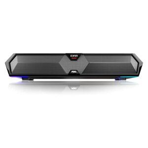 Edifier MG300 Computer Sound Bar: Loud Computer Speakers with Deep Bass – Switch RGB Built-in Microphone for Gaming Speakers Wireless Bluetooth 5.3 & USB Adapter PC Sound Bar for Desktop