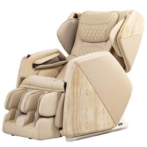 Osaki Os-Pro Soho 4D Zero Gravity Massage Chair, Foot Rollers, Hide-able Footrest (Beige)
