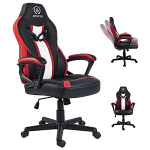 Gamer Chair Gaming Chair, JOYFLY Gaming Chairs for Adults, Ergonomic PC Chair with Lumbar Support(Black-Red)