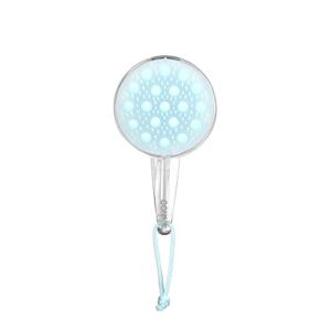 Conair Scalp Massager and Detangling Brush, Ideal for Use on Wet Hair, Clear Light Blue, 1 Count