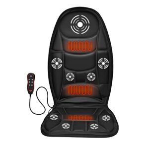 Homesnew Seat Back Massager Chair Pad Heated Vibrating Car Seat Massager Office Chair Massager with Heat for Home Office use
