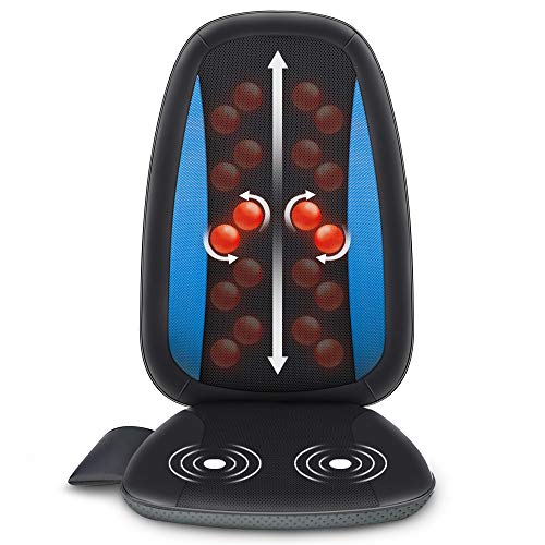 Comfier Shiatsu Back Massager with Heat -Deep Tissue Kneading Massage Seat Cushion, Massage Chair Pad for Full Back, Electric Body Massager for Home or Office Chair use, Gifts for Men, Dad | The Storepaperoomates Retail Market - Fast Affordable Shopping