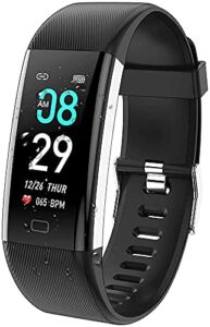 ANCwear Fitness Tracker Watch, Activity Tracker Health Smart Watch with Heart Rate Monitor, IP68 Waterproof, Smart Band with Sleep Monitor, Step Counter, Pedometer Watch for Women Men Kids