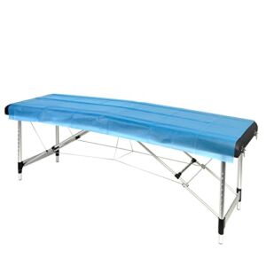 25 Pack Disposable Massage Table Sheets, Spa Bed Cover for Tattoo Chair, Beauty Salon, Chiropractor (31 x 71In, Blue)