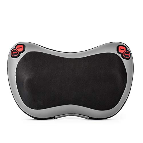 Back Massager Massage Pillow with Heat, Shiatsu and Deep Tissue Kneading for Shoulder, Lower Back and Muscle Pain Relief, Relaxation in Car Home and Office | The Storepaperoomates Retail Market - Fast Affordable Shopping