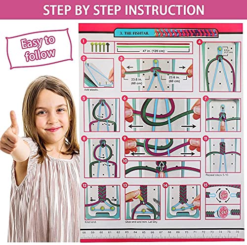 Friendship Bracelet Making Kit for Girls,DIY Jewelry Arts Craft Gifts Toys,Travel Rewarding Activity,Birthday Christmas Gifts for Teen Girls Age 6-12 | The Storepaperoomates Retail Market - Fast Affordable Shopping