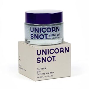 Unicorn Snot Holographic Glitter Gel – Hair, Face & Body Glitter – Christmas Gifts Ideas, Stocking Stuffers, Christmas Glitter Makeup for Holiday Face Paint – Vegan & Cruelty Free – 1.7oz (Disco)