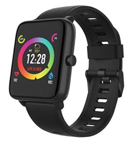 3Plus Vibe Lite Smartwatch Built-in Fitness Tracker with Heart Rate and Blood Oxygen Monitor,Sleep Monitor IP68 Waterproof HD Color Touchscreen for Men Women Compatible