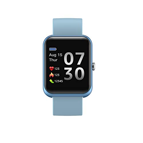MASTER MASSAGE EQUIPMENT S20 Fitness Activity Tracker Screen Touch Watch with IP68 Waterproof for Heart Rate, Sleep Monitor, Sedentary & Notification Reminder, Calorie Counter, Blue | The Storepaperoomates Retail Market - Fast Affordable Shopping